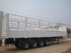 Τρι Sidewall ζωικού κεφαλαίου τριών αξόνων φρακτών φορτίου αξόνων ρυμουλκών ημι φορτηγό ρυμουλκών